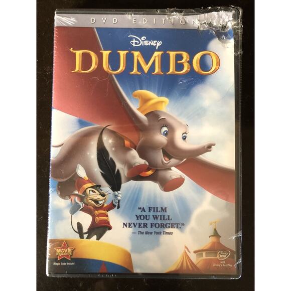 Lot Of 2 Disney Dumbo DVD + Pinocchio Platinum Edition NEW w/ Damaged Cases - Picture 5 of 8